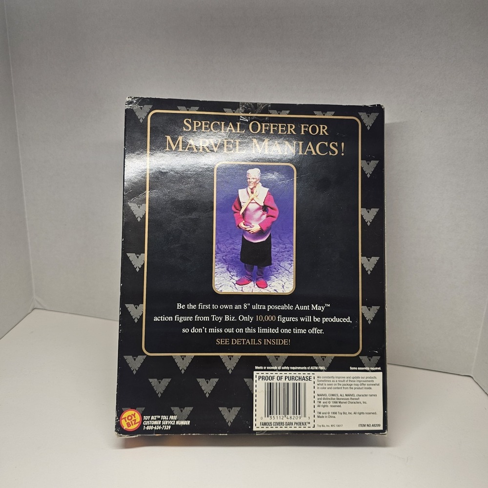 Marvel Dark Phoenix Famous Cover Series 8 Inch Toy Biz Figure Open Boxed - Picture 4 of 9